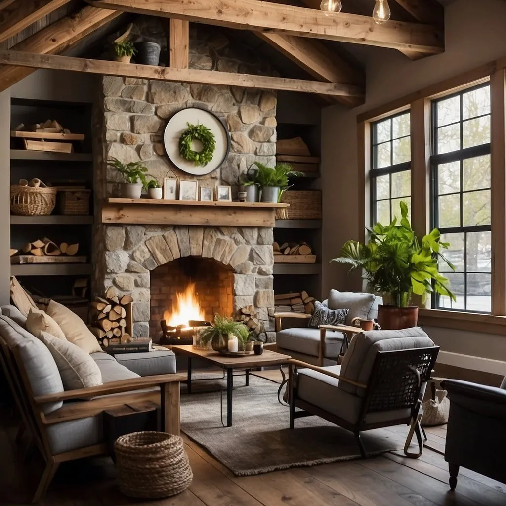 The charm of rustic decor