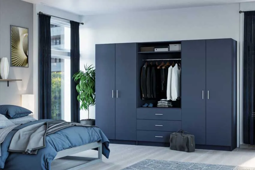 Blue Wardrobe Design