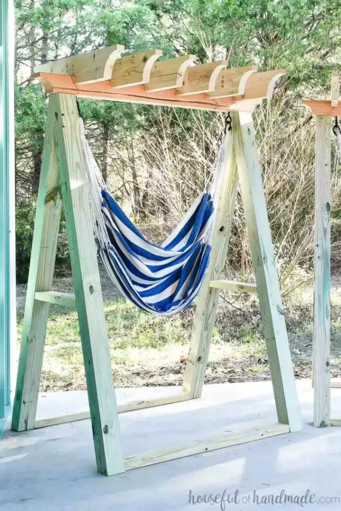 Hammock Chair With Pergola Top